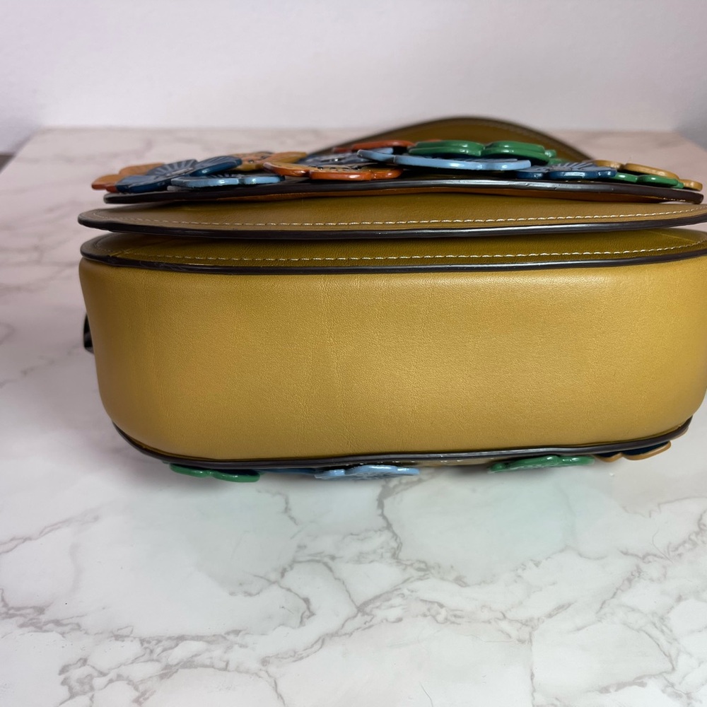 Coach Saddle 23 With Tea Rose Crossbody Bag - Picture 8 of 14